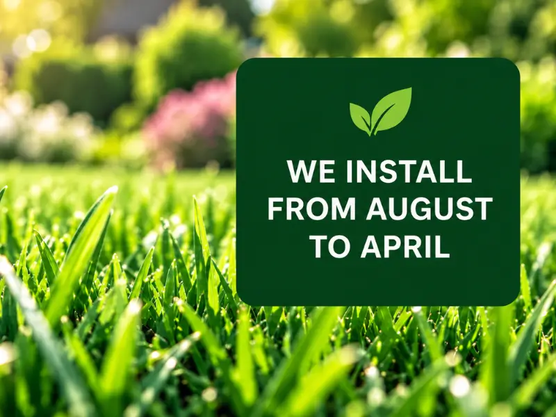 The Best Time To Install A New Lawn